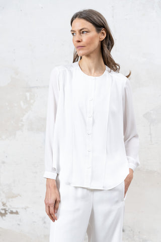 CAMISA SOBREPOSICIÓN DELANTERO BLANCO