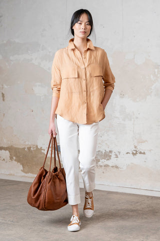 Zapatilla Dominique camel