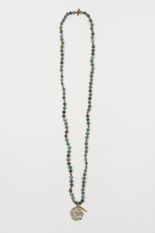 Collar Arvyn turquesa