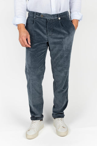 My Myths navy corduroy trousers