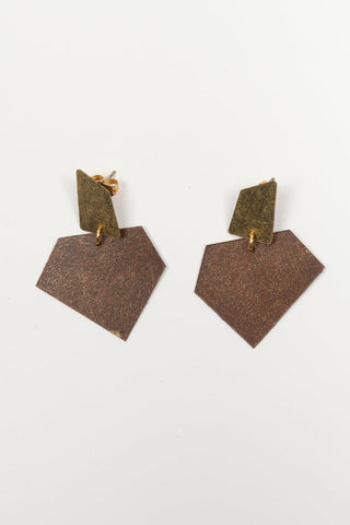 Pendientes Laxe bronce FL Private Collection