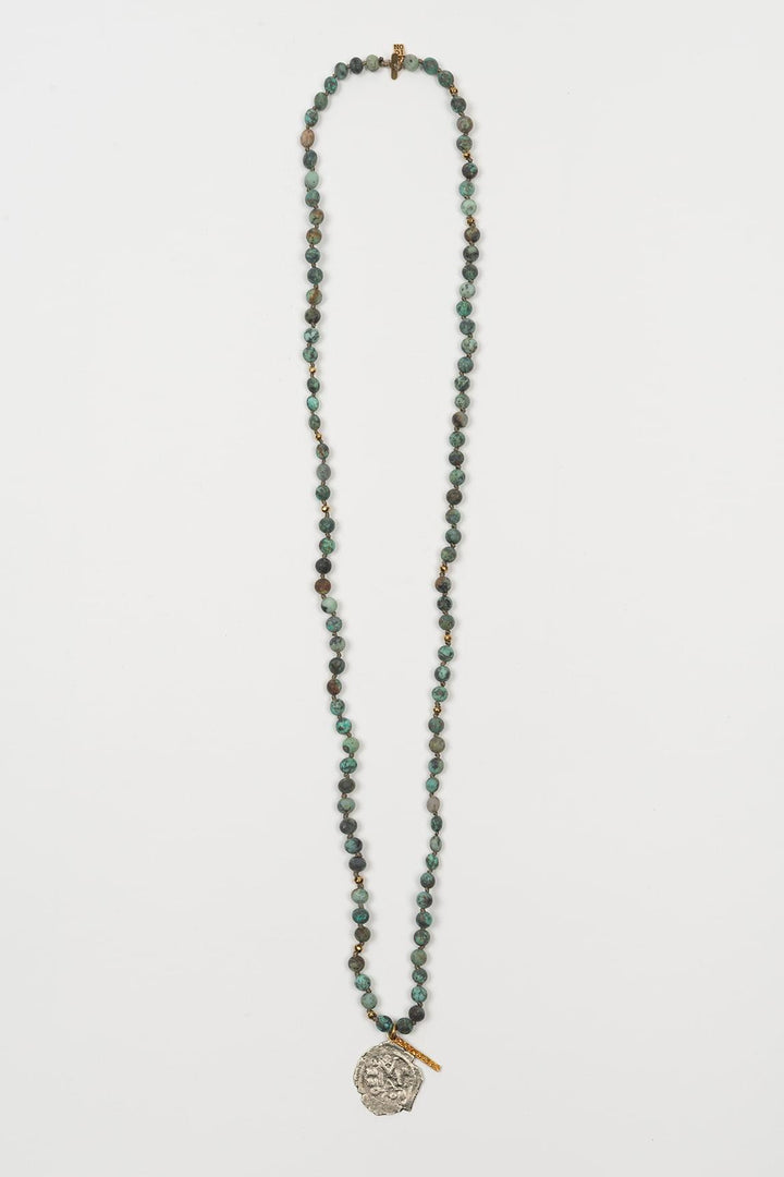 Collar Arvyn turquesa