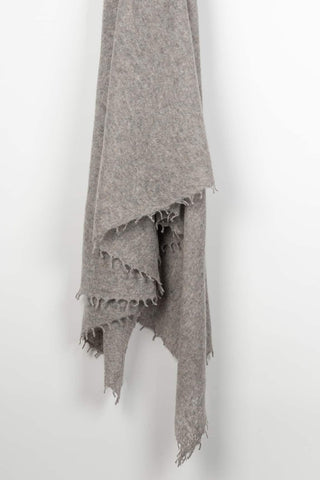 Light grey Vairela cashmere scarf