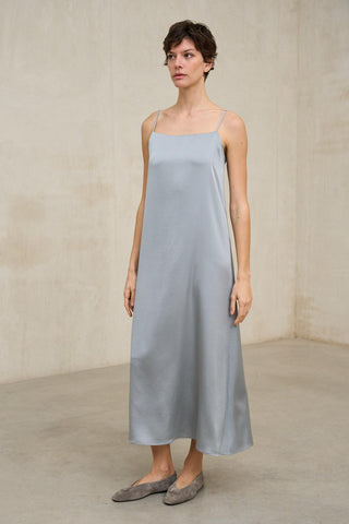 Vestido Soreya azul humo