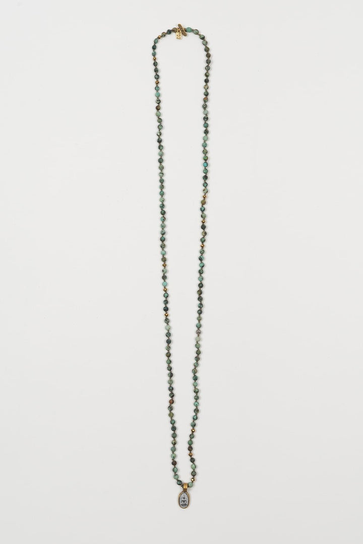 Collar Zenvy turquesa