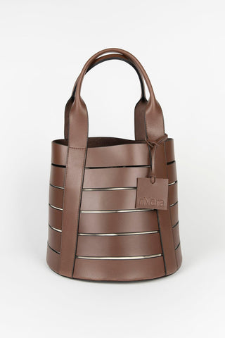 Kaelis brown leather bag