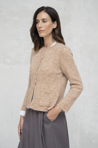 Cárdigan Sofi camel