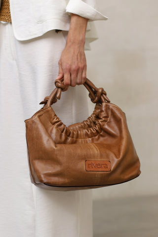 Alide mini camel bag