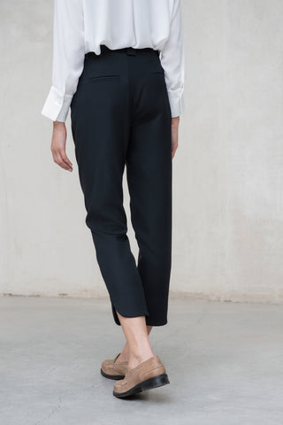 PANTALÓN VICO SEMIRECOT BAJO ABIERTO NEGRO