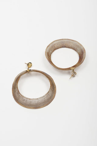 PENDIENTES MALLA TORNASOLADO