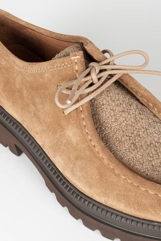 Teo camel suede shoe