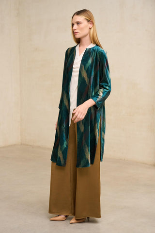 Levita Elsuria terciopelo estampado