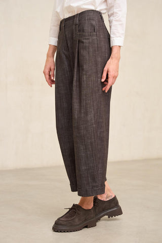 Pantalón Baru denim marrón
