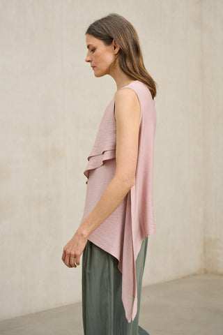 Alma blouse, dusty rose