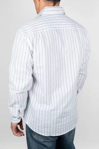 Elian Rivera striped shirt