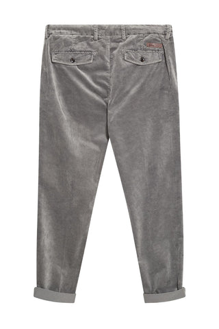 Mos Mosh Tovel Light Grey Corduroy Trousers