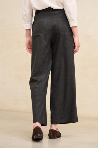 Pantalón Lendo gris marengo melange