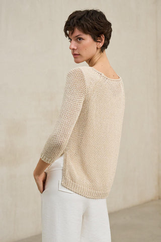 Évela beige sand jersey