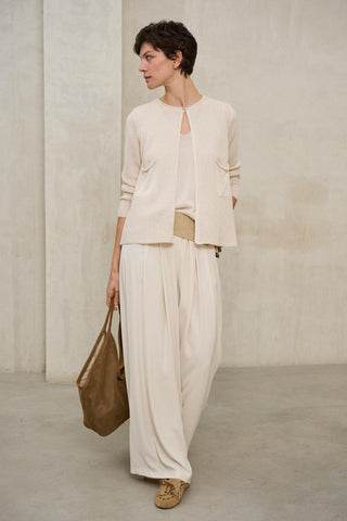 Lierne raw knit jacket