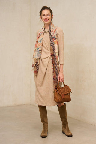 Vestido Belurena beige