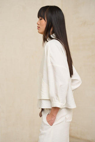 Camisa Lise blanco roto