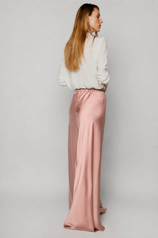 Uriah Dusty Pink Satin Skirt