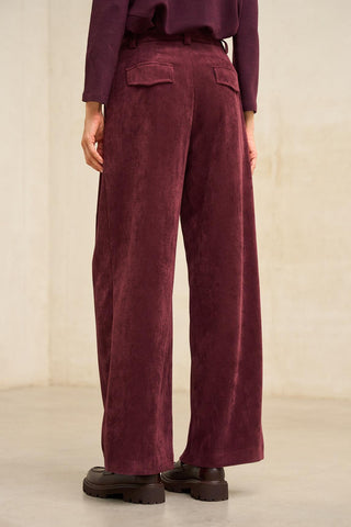 Burgundy Érval Trousers