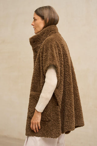 Alvoria reversible brown coat