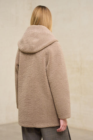 Reversible taupe Verdora coat