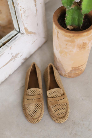 Mocasín Tabi camel