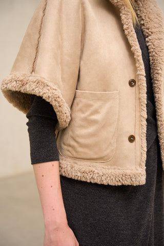 Aldoria reversible beige coat