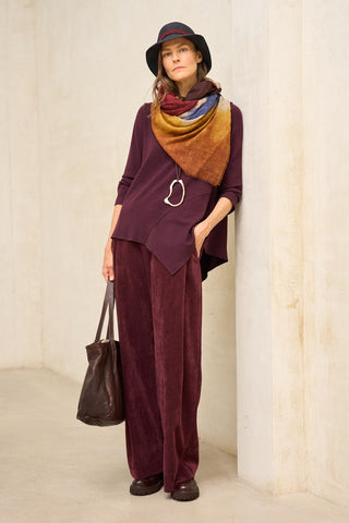 Pantalón Érval burdeos