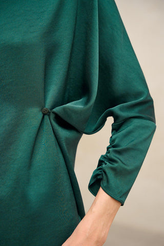 Blusa Leia verde esmeralda