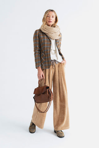 PANTALON PINZAS CAMEL