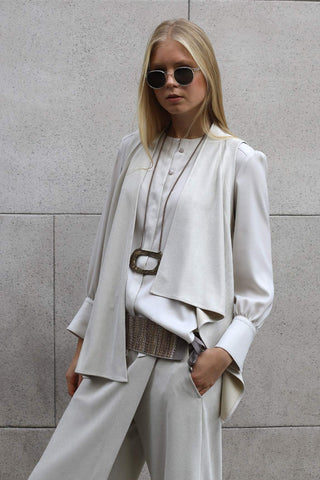 Chaleco Varenna crudo