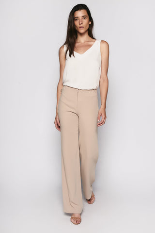 PANTALÓN PALAZZO BEIGE