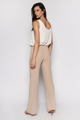 PANTALÓN PALAZZO BEIGE